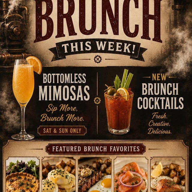 Saturday and Sunday Brunch